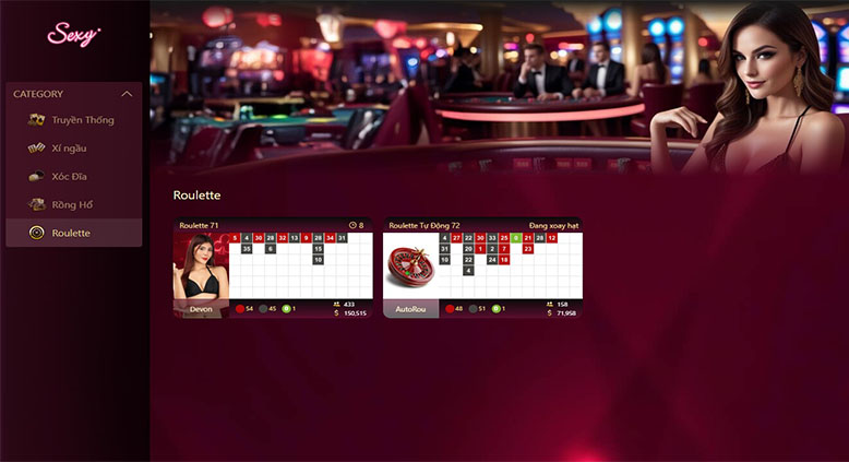 Roulette hấp dẫn